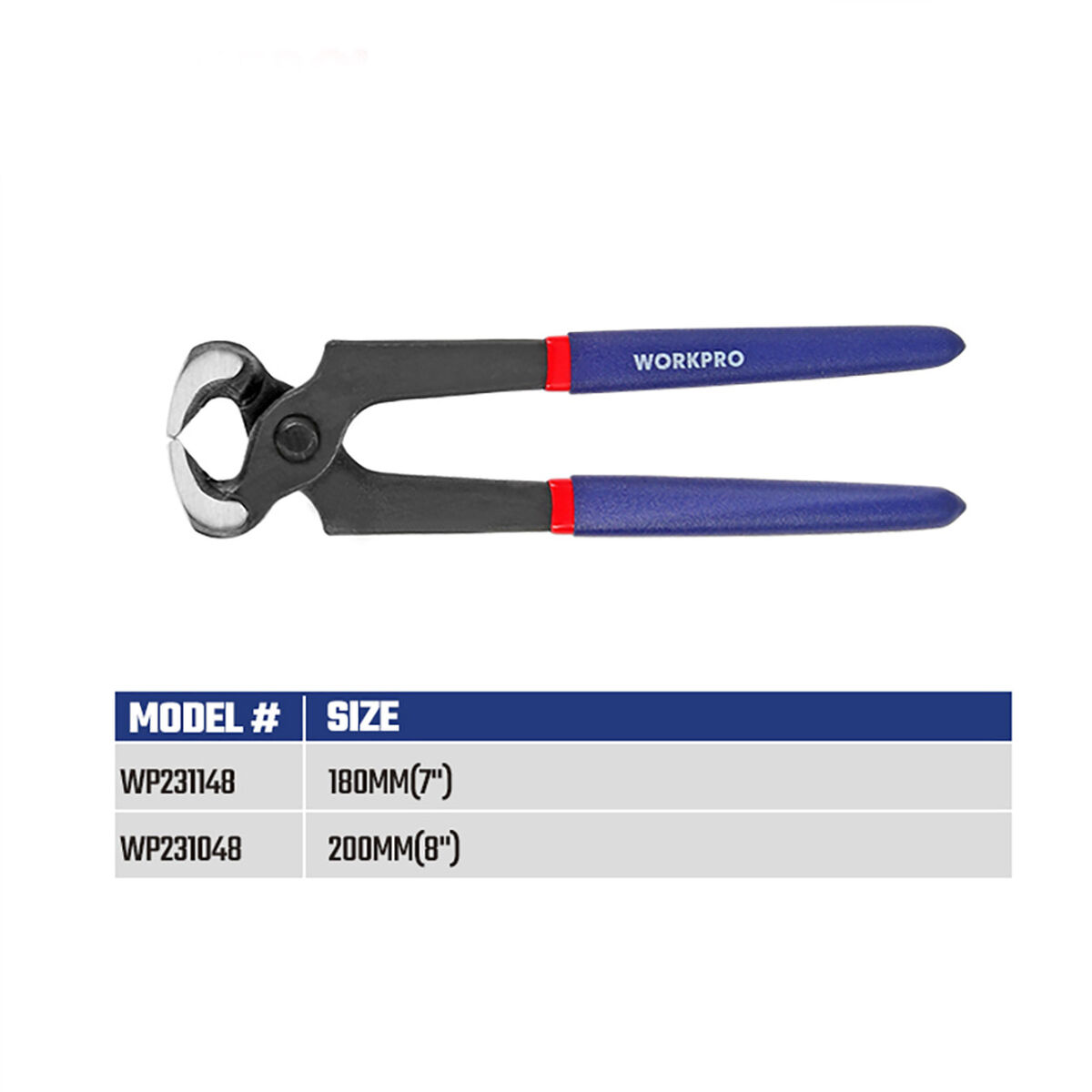 Kleště Workpro 8" 20 cm Tesařství